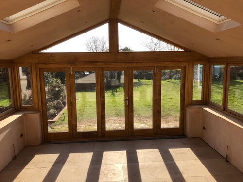 Beautiful extension in wood