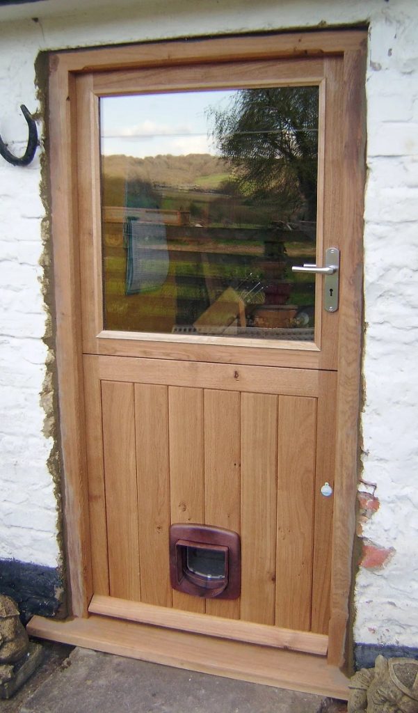 Nice wooden rear door