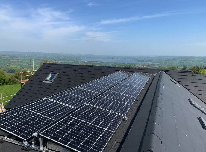 Rooftop solar on flat roof