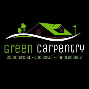 Logo for Green Carpentry 'commercial, domestic, maintenance'.
