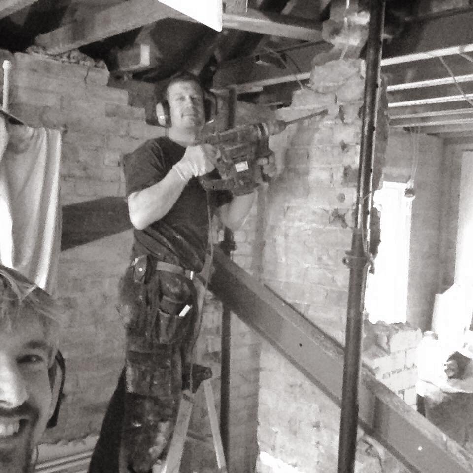 Demolition in progress