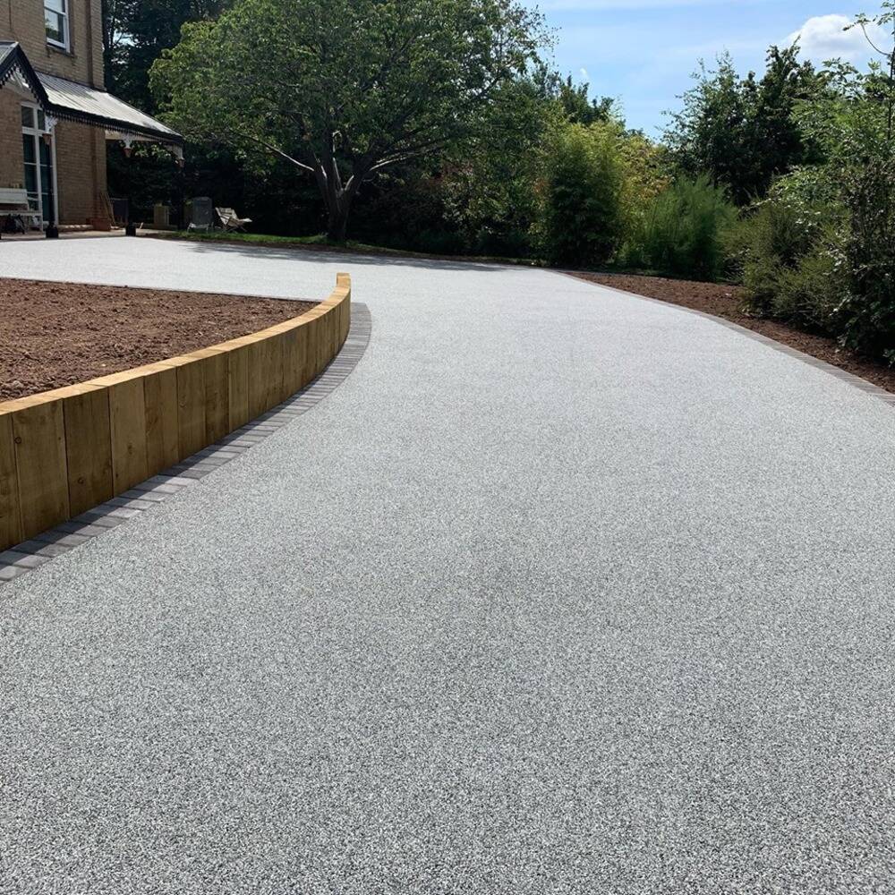 Perfect modern driveway