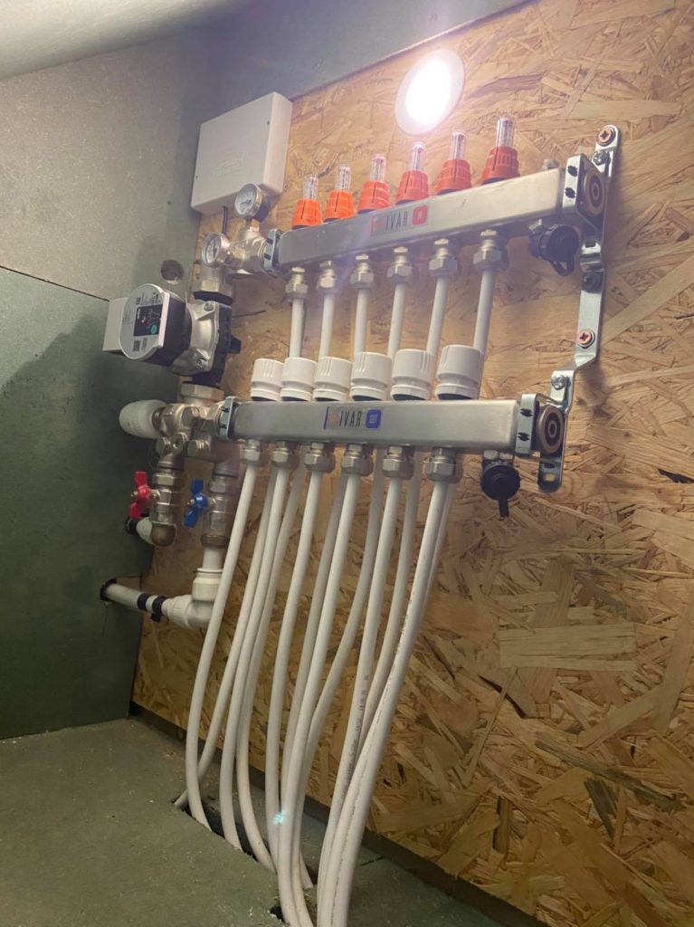 Large property heating manifold